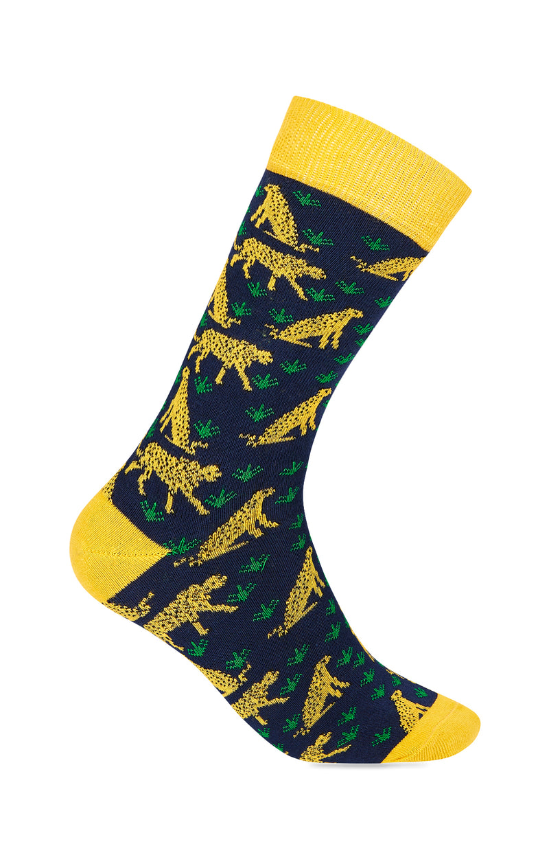 Chaussettes Jaune et noir - Les Dago Panthère
