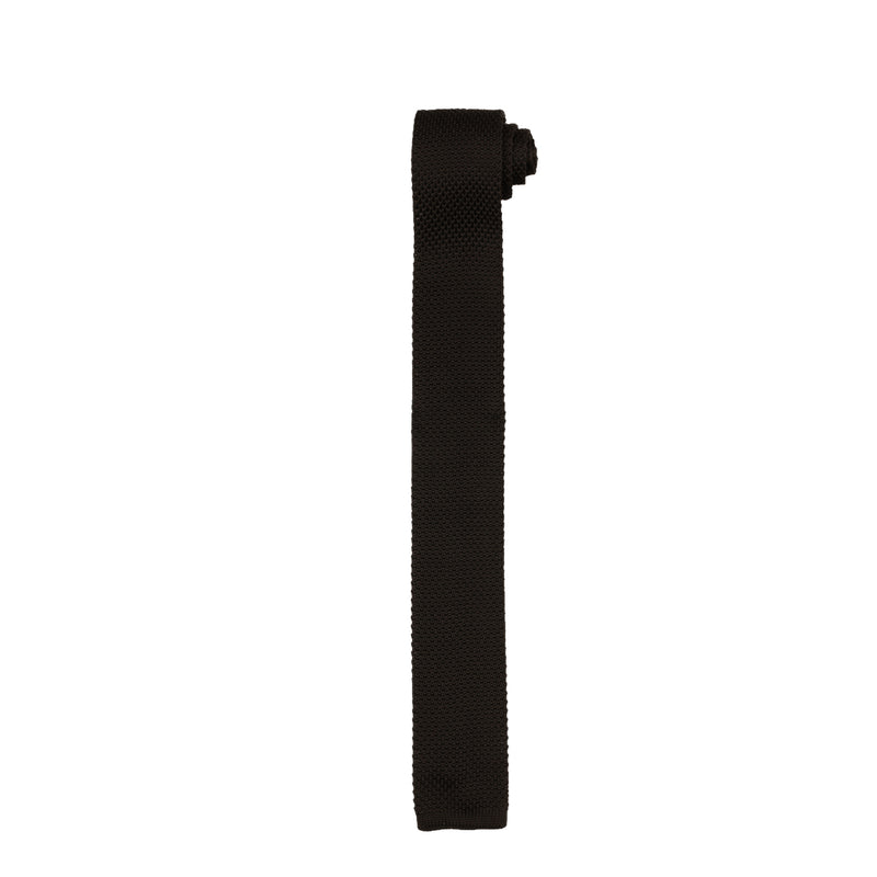 Cravate tricot noire
